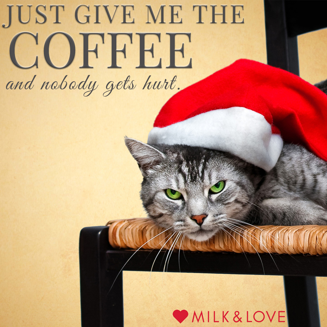 Funny Christmas meme - Coffee