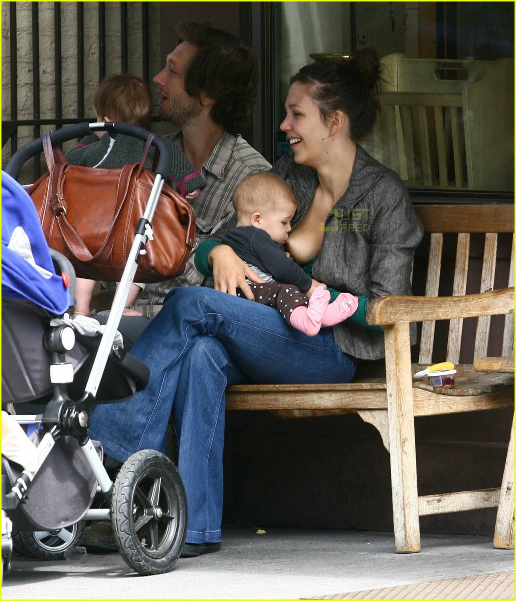 Maggie Gyllenhaal Breastfeeding