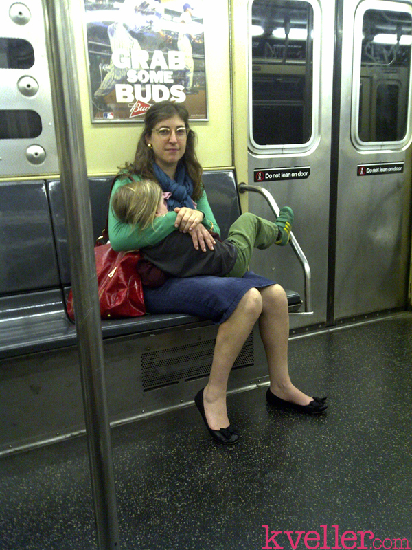 Mayim Bialik breastfeeding